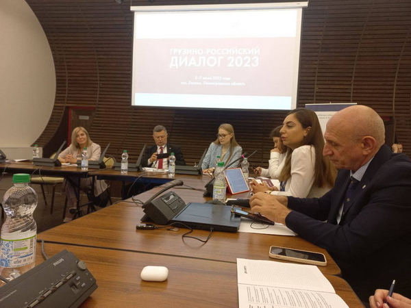 Анна Александровна Хотивришвили приняла участие в грузино-российском диалоге 2023